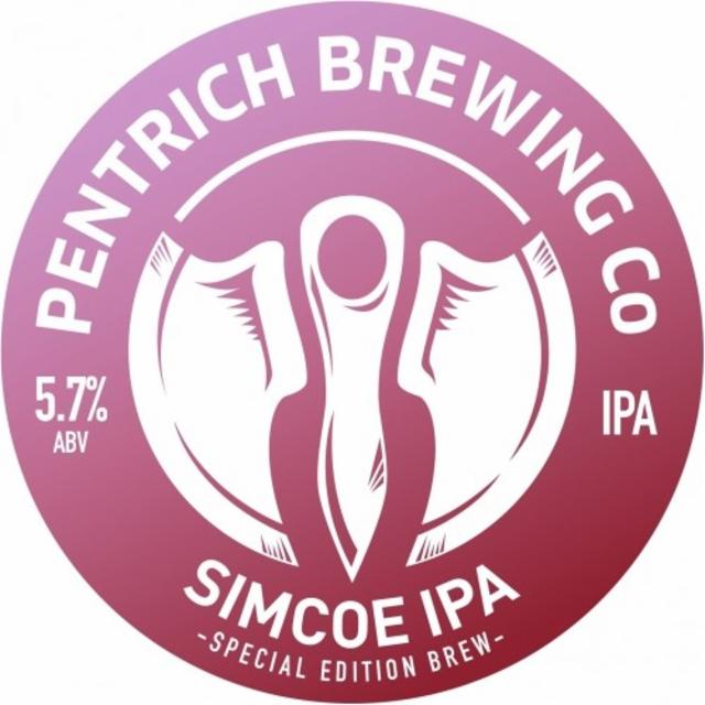 Simcoe IPA 5.2%, Pentrich Brewing, England