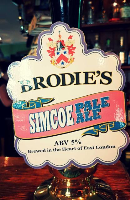Simcoe Pale Ale 5.0%, Brodie's, England