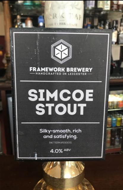 Simcoe Stout 4.0%, Framework Brewery, England