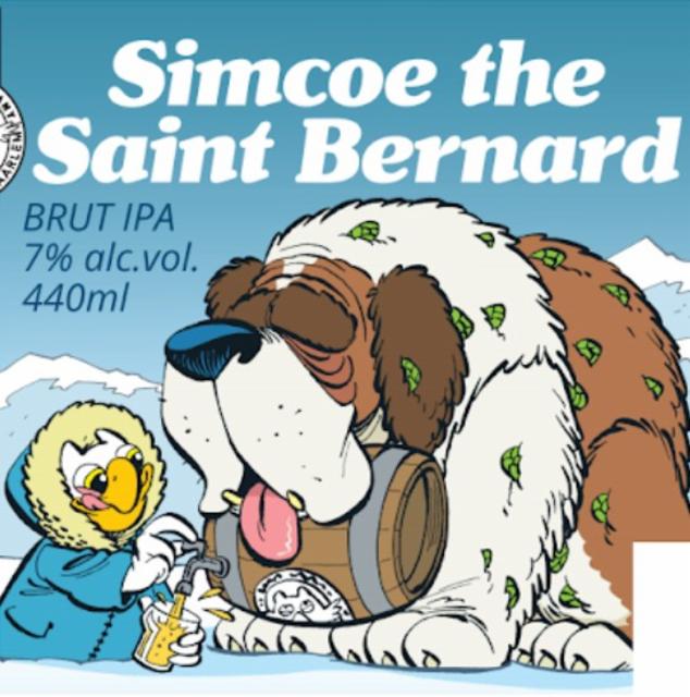 Simcoe The Saint Bernard 7.0%, Uiltje Brewing Co, Netherlands