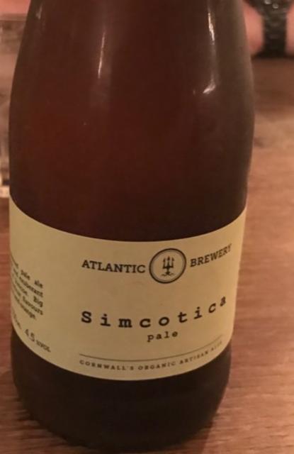 Simcotica 4.5%, Atlantic Brewery, England