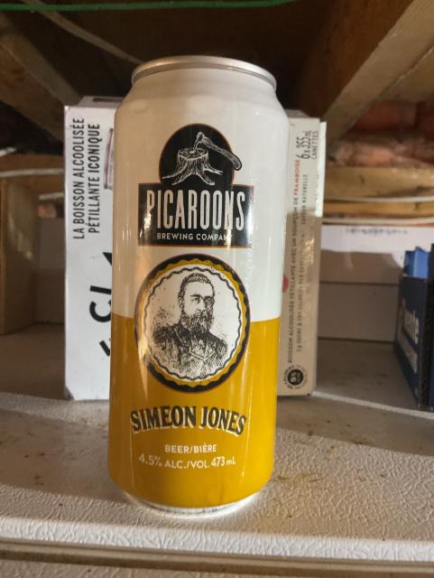 Simeon Jones Beer 4.5%, Picaroons, Canada