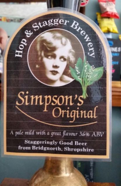 Simpson's Original 3.6%, Hop & Stagger Brewery, England