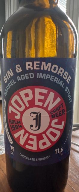 Sin & Remorse 11.6%, Jopen, Netherlands