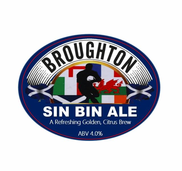 Sin Bin / Sin Bin Ale 4.0%, Broughton Ales, Scotland