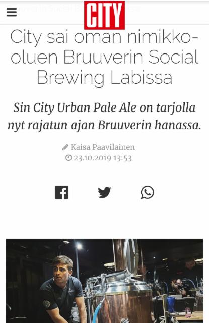 Sin City 6.3%, Panimoravintola Bruuveri, Finland