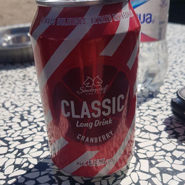 Classic Long Drink Cranberry 5.5%, Sinebrychoff (Carlsberg Group), Finland