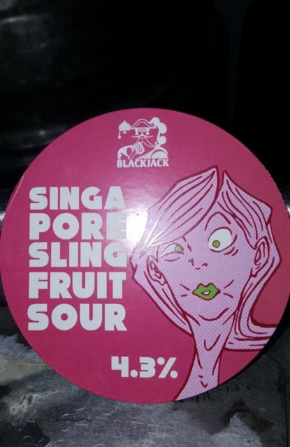Singapore Sling Fruit Sour 4.3%, Blackjack Brewing Company, England
