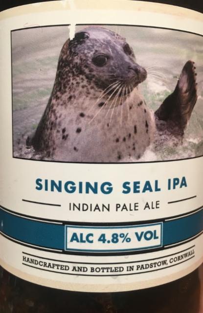 Singing Seal IPA 4.8%, Padstow Brewing, England