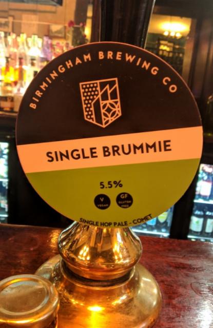 Single Brummie 5.5%, Birmingham Brewing Company, England