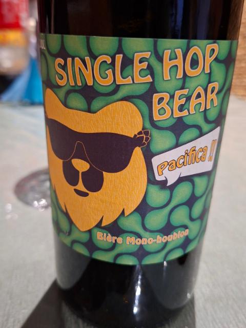 Single hop bear pacifica !! 6.5%, Brasserie Cappelaere, France