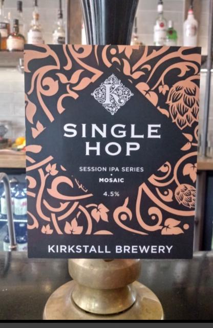Single Hop Mosaic 4.5%, Kirkstall Brewery, England