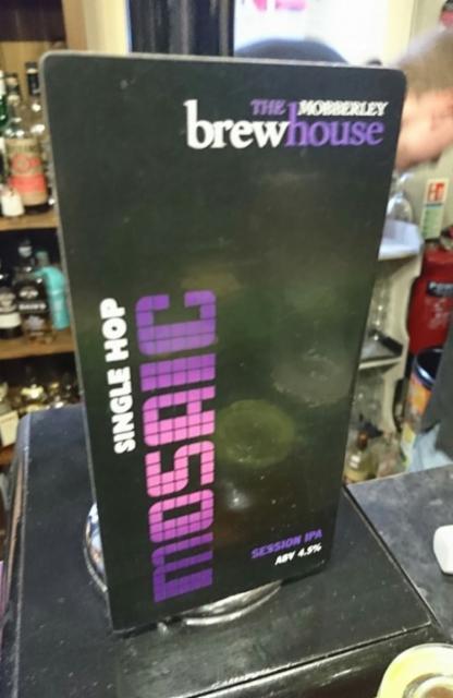 Single Hop Mosaic 4.5%, The Mobberley Brewhouse, England