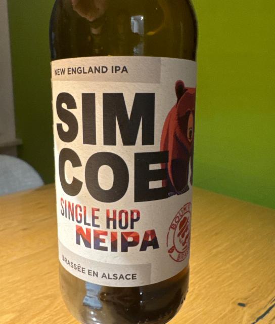 Single Hop NEIPA Simcoe 6.0%, Brasserie Boum'R, France