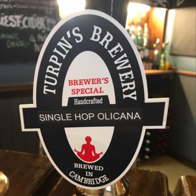 Single Hop Olicana 4.0%, Turpin's Brewery, England