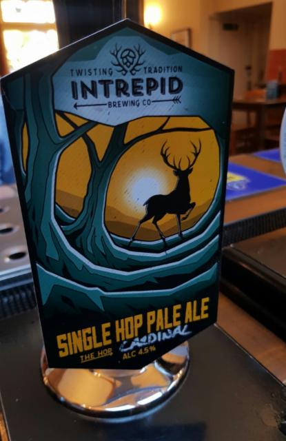 Single Hop Pale Ale : Cardinal 4.5%, intrepidbrew.co.uk, England