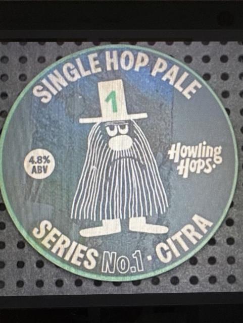 Single Hop Pale No1 - Citra 4.8%, Howling Hops, England