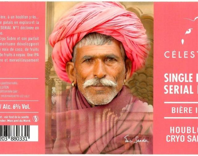 Single Hop Serial N°1 - Cryo Sabro 6.0%, Célestin - La Micro-Brasserie Du Vieux-Lille, France