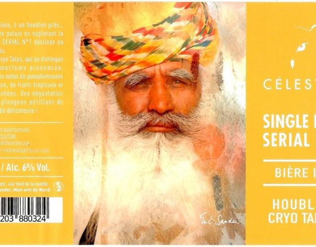 Single Hop Serial N°1 - Cryo Talus 6.0%, Célestin - La Micro-Brasserie Du Vieux-Lille, France