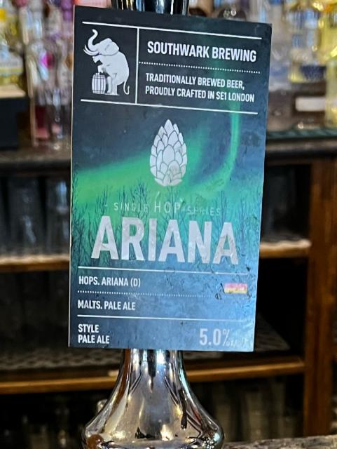 Single Hop Series - Ariana 5.0%, Southwark Brewing, England