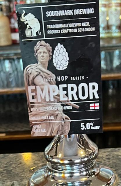 Single Hop Series - Emperor 5.0%, Southwark Brewing, England