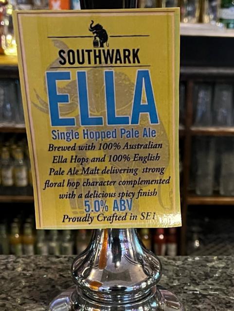 Single Hop Series - Ella 5.0%, Southwark Brewing, England