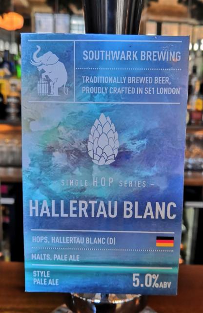 Single Hop Series - Hallertau Blanc 5.0%, Southwark Brewing, England