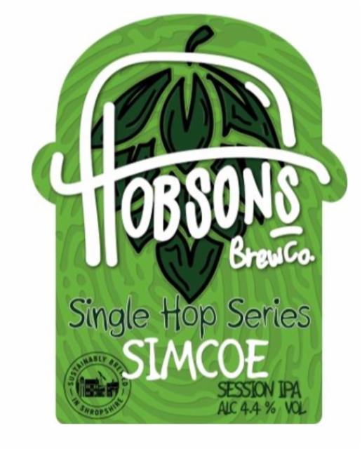 Single Hop Series - Simcoe 4.4%, Hobsons Brewery, England