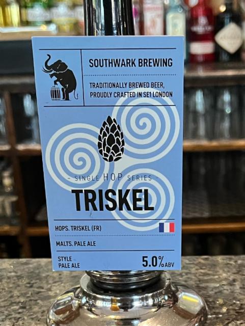Single Hop Series - Triskel 5.0%, Southwark Brewing, England