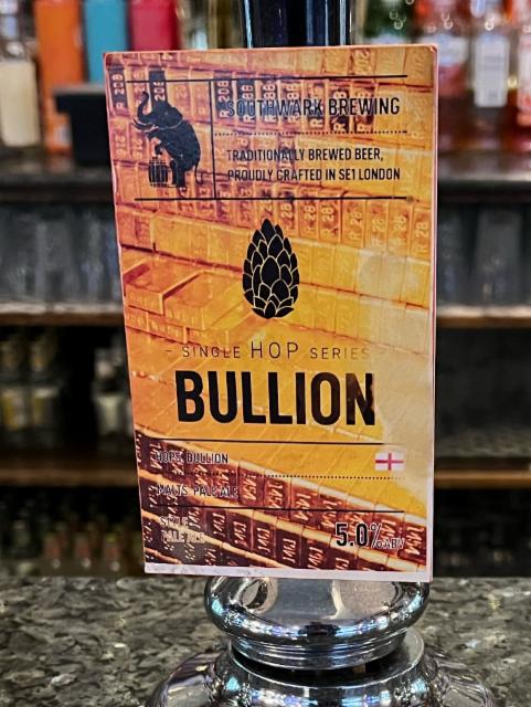Single Hop Series: Bullion 5.0%, Southwark Brewing, England