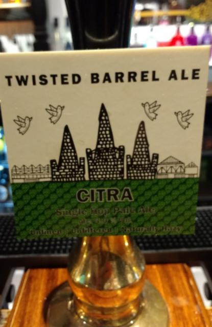 Single Hop Series: Citra 4.0%, Twisted Barrel Ale Limited, England