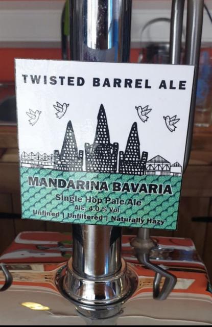 Single Hop Series: Mandarina Bavaria 4.0%, Twisted Barrel Ale Limited, England