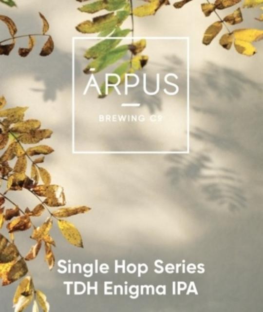 Single Hop Series TDH Enigma IPA 7.0%, Ārpus Brewing Co., Latvia