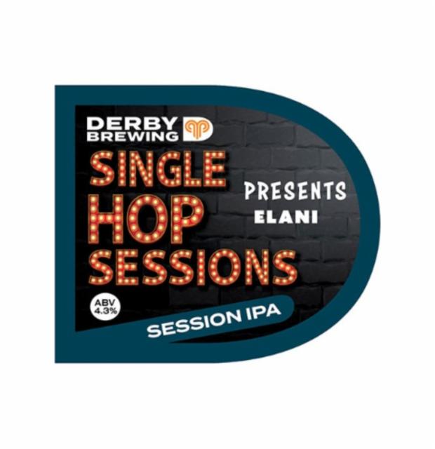 single hop sessions present Elani 4.3%, Derby Brewing, England