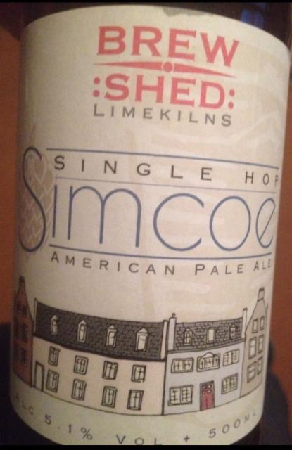 Single Hop Simcoe 5.1%, Brewshed, England