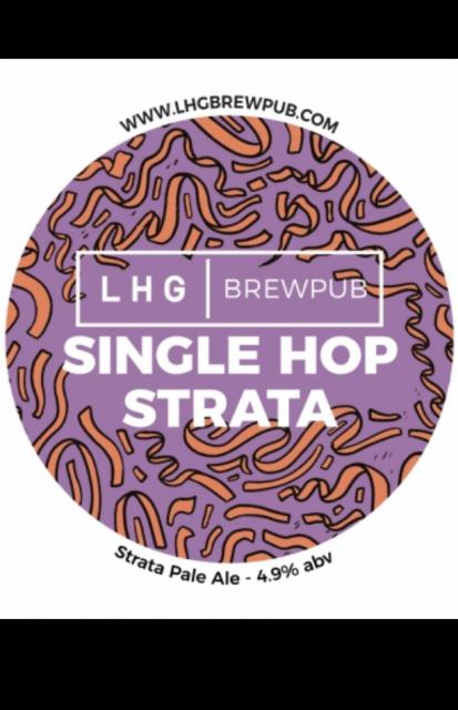 Single Hop Strata 4.9%, LHG Brewpub, England