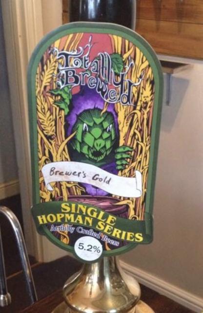 Single Hopman Series - Brewer's Gold 5.2%, Totally Brewed Limited, England
