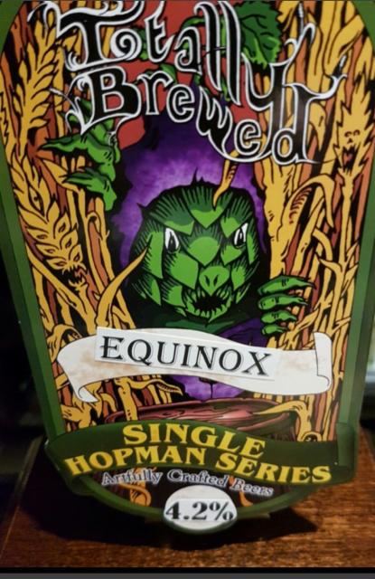 Single Hopman Series - Equinox 4.2%, Totally Brewed Limited, England