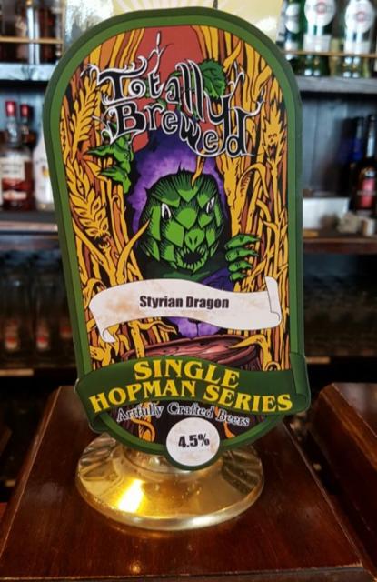Single Hopman Series - Styrian Dragon 4.5%, Totally Brewed Limited, England