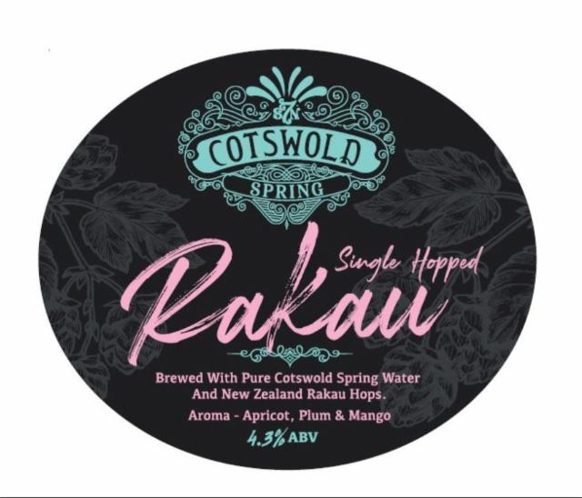 Single Hopped Rakau, Cotswold Spring