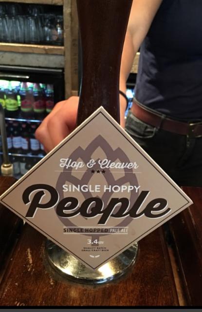 Single Hoppy People 3.4%, Hop & Cleaver, England
