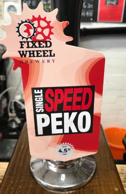Single Speed - Peko 4.5%, Fixed Wheel Brewery, United Kingdom