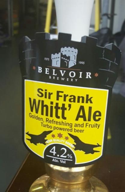 Sir Frank Whitt' Ale 4.2%, Belvoir Brewery Limited, England