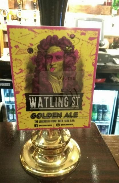 Sir Newton Golden Ale 3.8%, Watling St Beer, England
