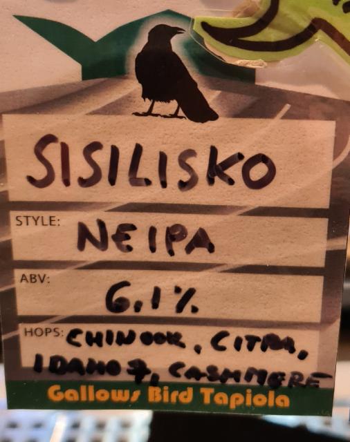 Sisilisko 6.1%, Brew-Pub Gallows Bird, Finland