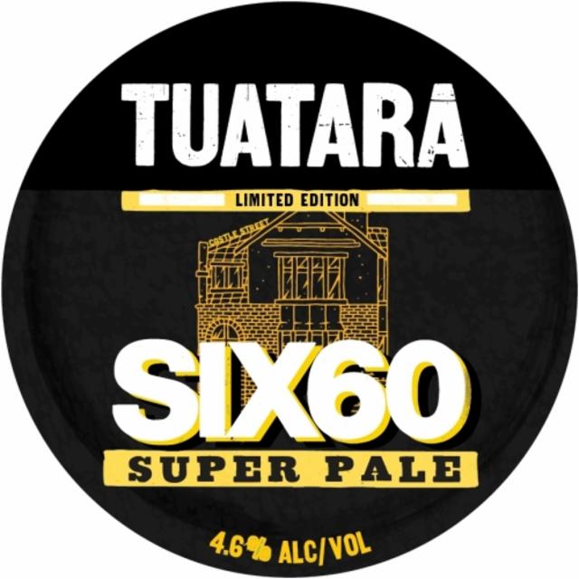 SIX60 Super Pale 4.6%, Tuatara Brewery (Heineken), New Zealand