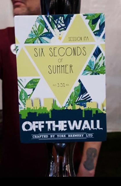Six Seconds Of Summer 3.5%, York Brewery, England
