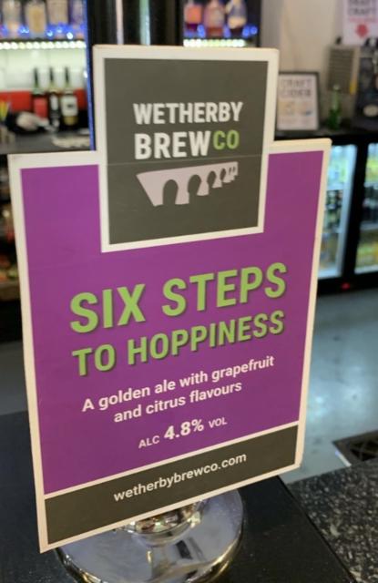 Six Steps To Hoppiness 4.8%, Wetherby Brew Co, England