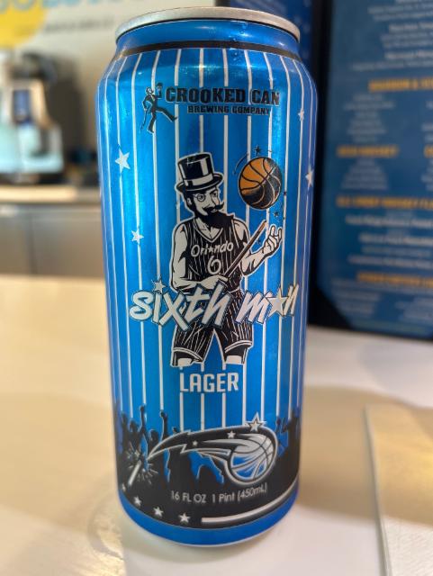 Sixth Man 4.6%, Crooked Can Brewing Company, United States