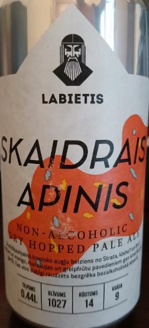 Skaidrais Apinis 0.0%, Labietis, Latvia